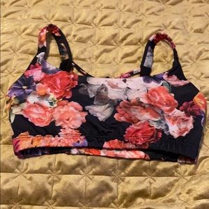 Floral Onzie Sports Bra